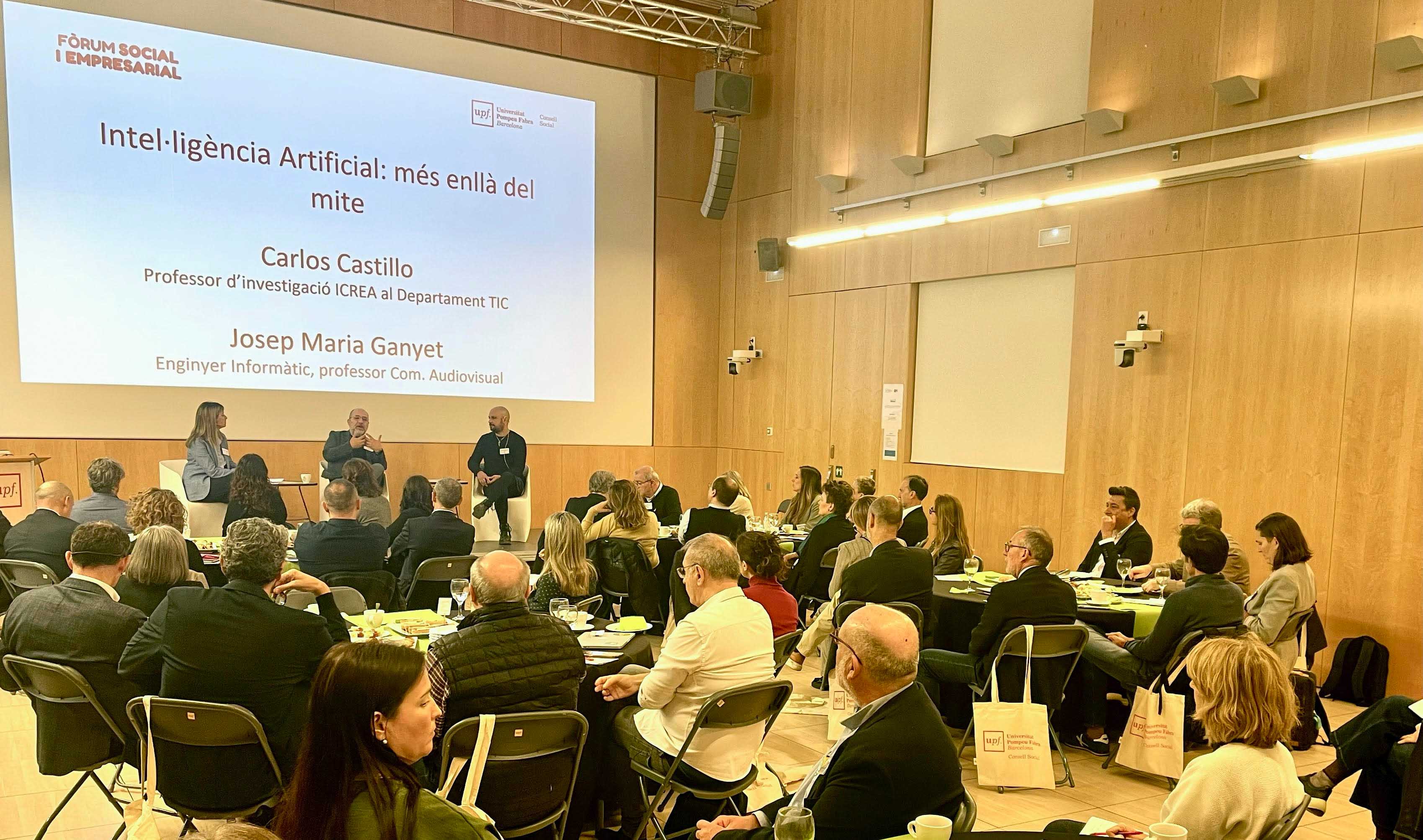 Horizons and challenges of artificial intelligence at the Social and Business Forum of the UPF